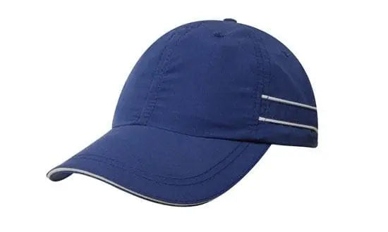 Headwear Microfibre Cap W/piping & Sandwich X12 - 4077 Headwear Professionals
